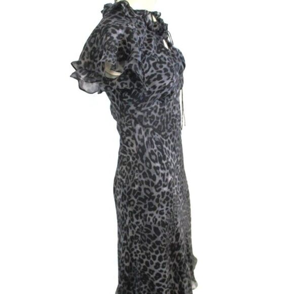 Diane von Furstenberg Silk Leopard Dress 0 XXS - Picture 3 of 5